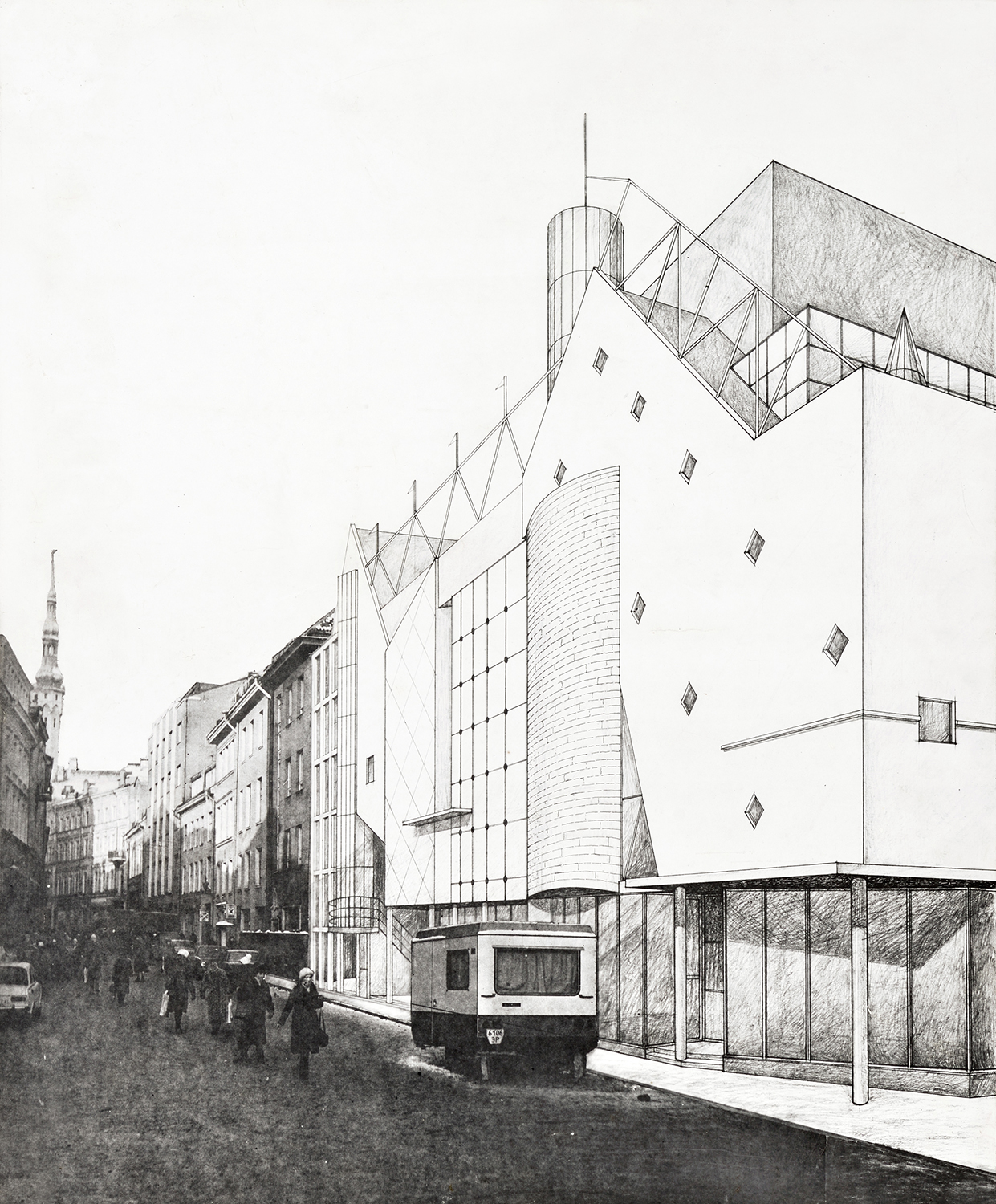 Vanalinnastuudio Theatre project. Vilen Künnapu, Ain Padrik, 1987