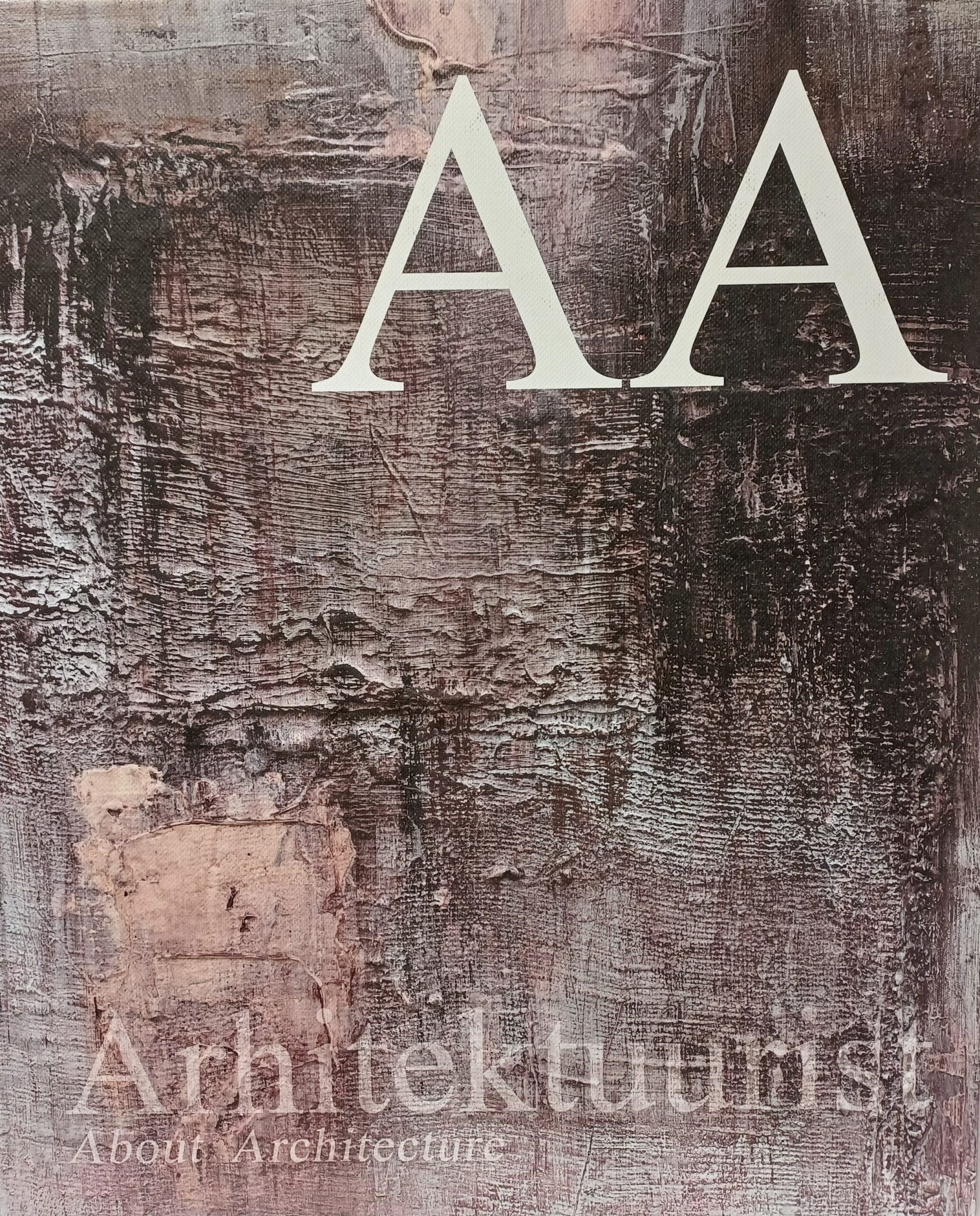 "Arhitektuurist". Andres Alver