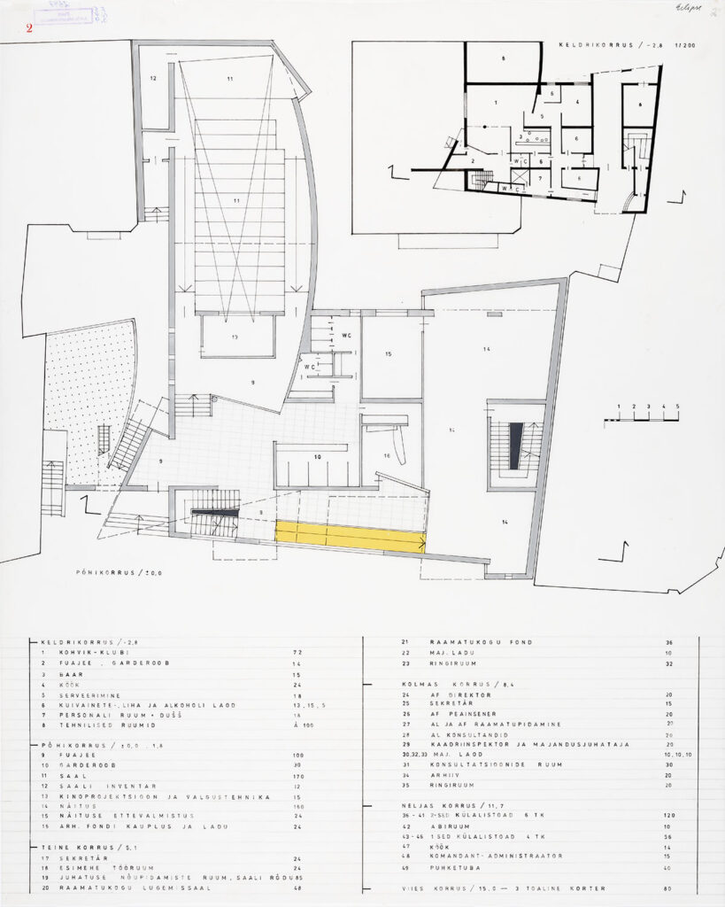 1st floor and basement plan.